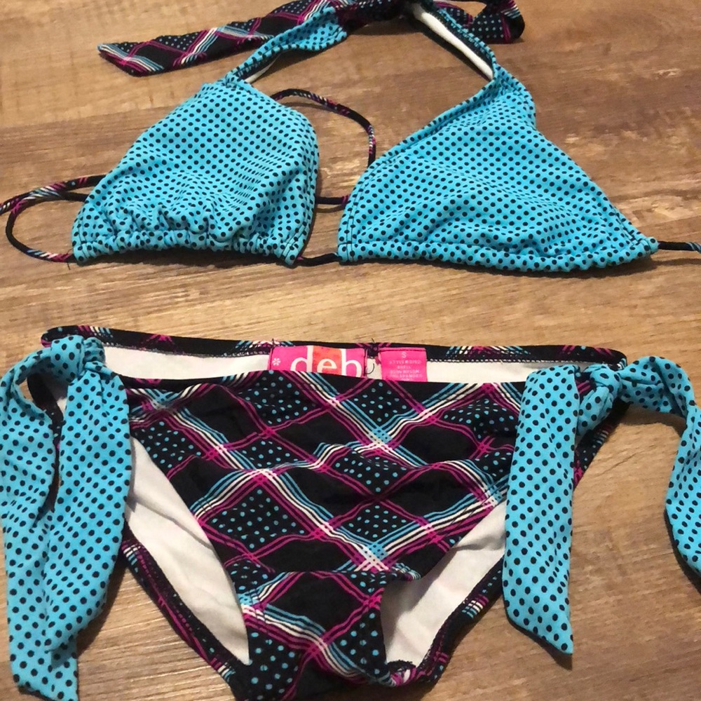 {DEB} bathing suit top & bottom.